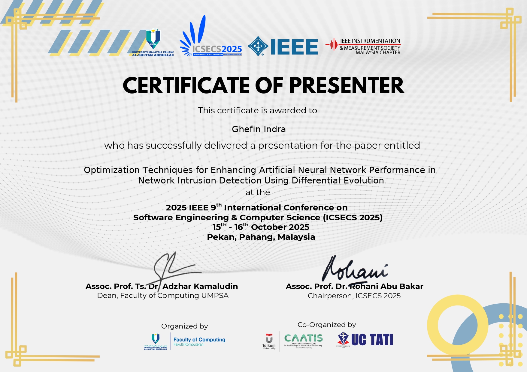 IEEE ICSECS 2025